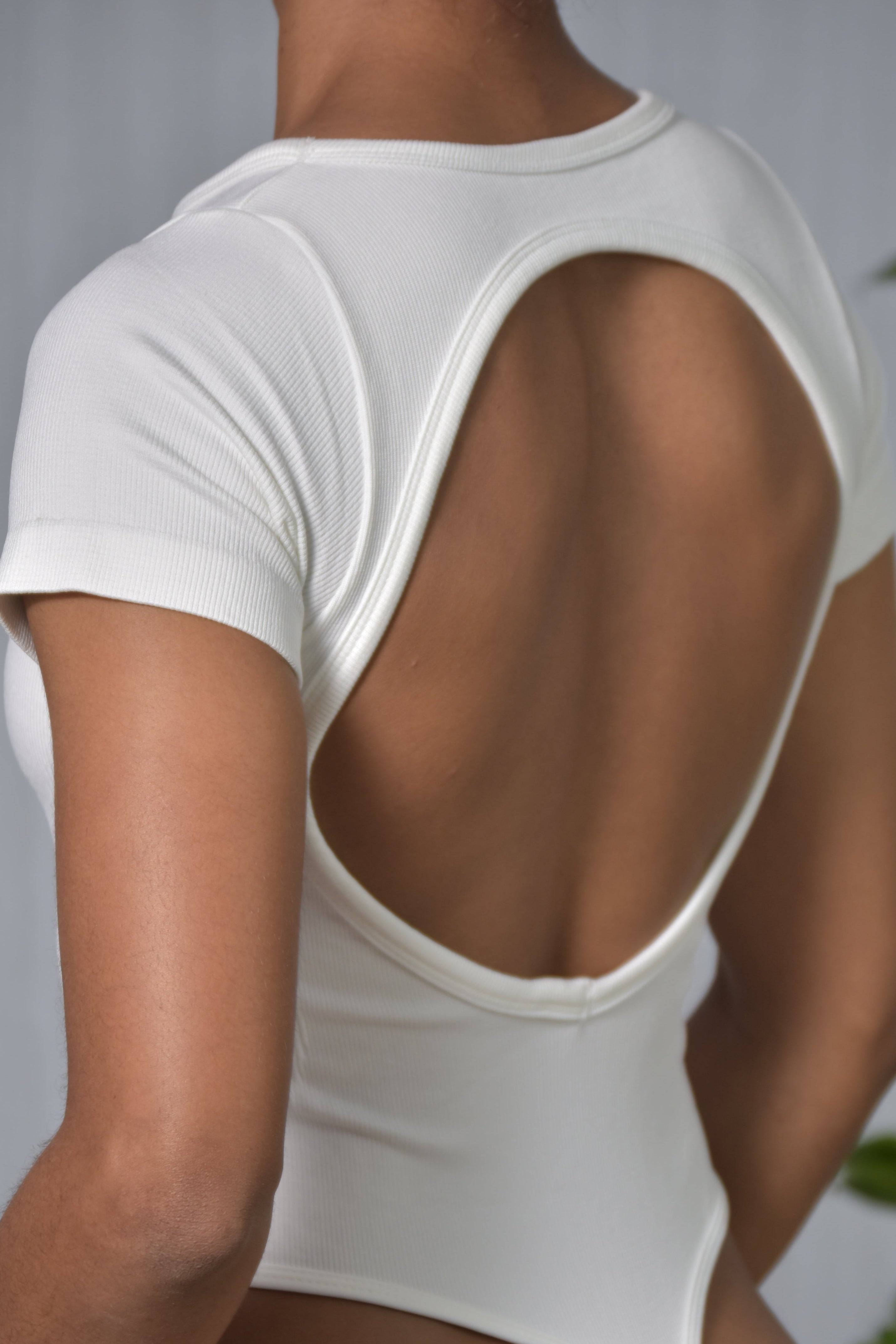 Body Manga Corta Seamless Mujer