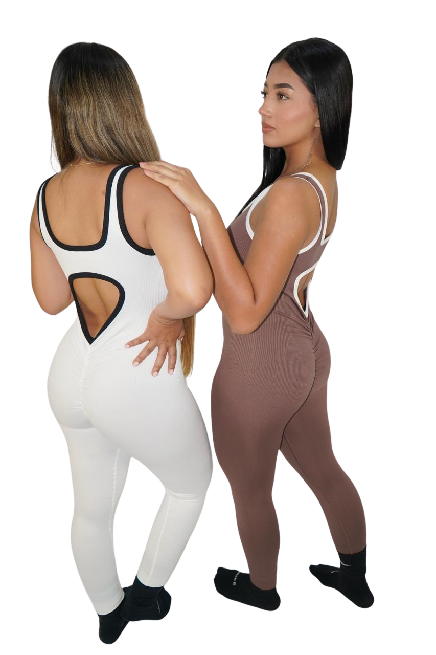Enterizo Largo Seamless Mujer