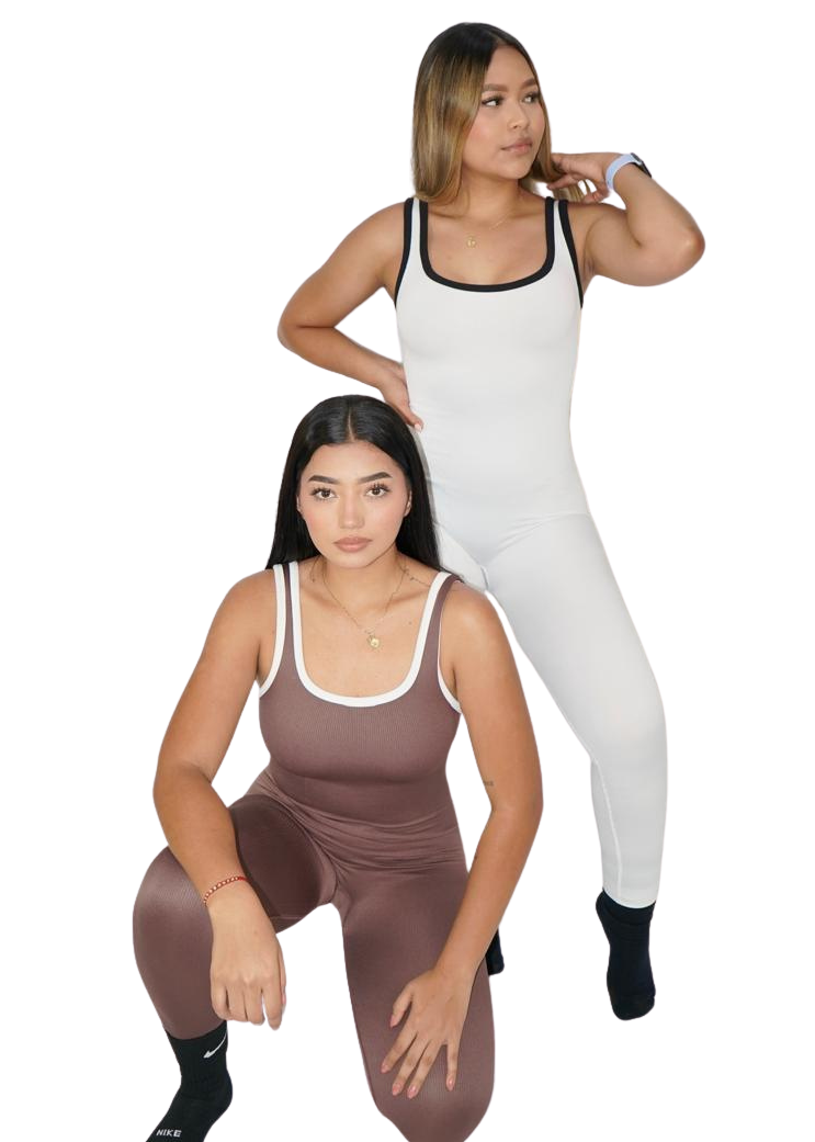 Enterizo Largo Seamless Mujer